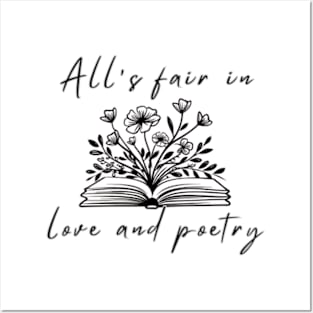 All's fair in love and poetry Posters and Art